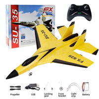 🚀 Kids Remote Control Foam Airplane with Double Battery