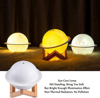 Saturn Globe Humidifier & Night Light – Planet-Inspired Cool Mist