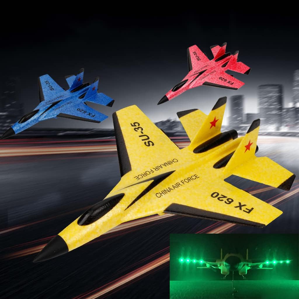 🚀 Kids Remote Control Foam Airplane with Double Battery