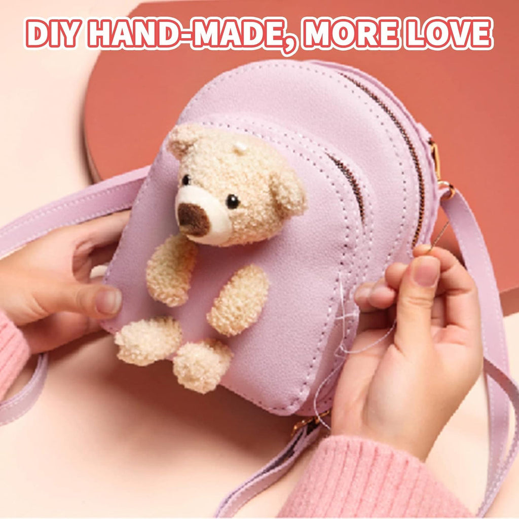DIY Cute Bear Backpack Sewing Kit
