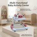 2in1 Baby Rocker & Walker with Cat Light & Music Toy Multi-Functional Activity