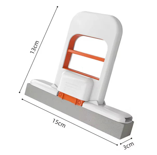 Foldable Squeeze Mop with Self-Wringing Base