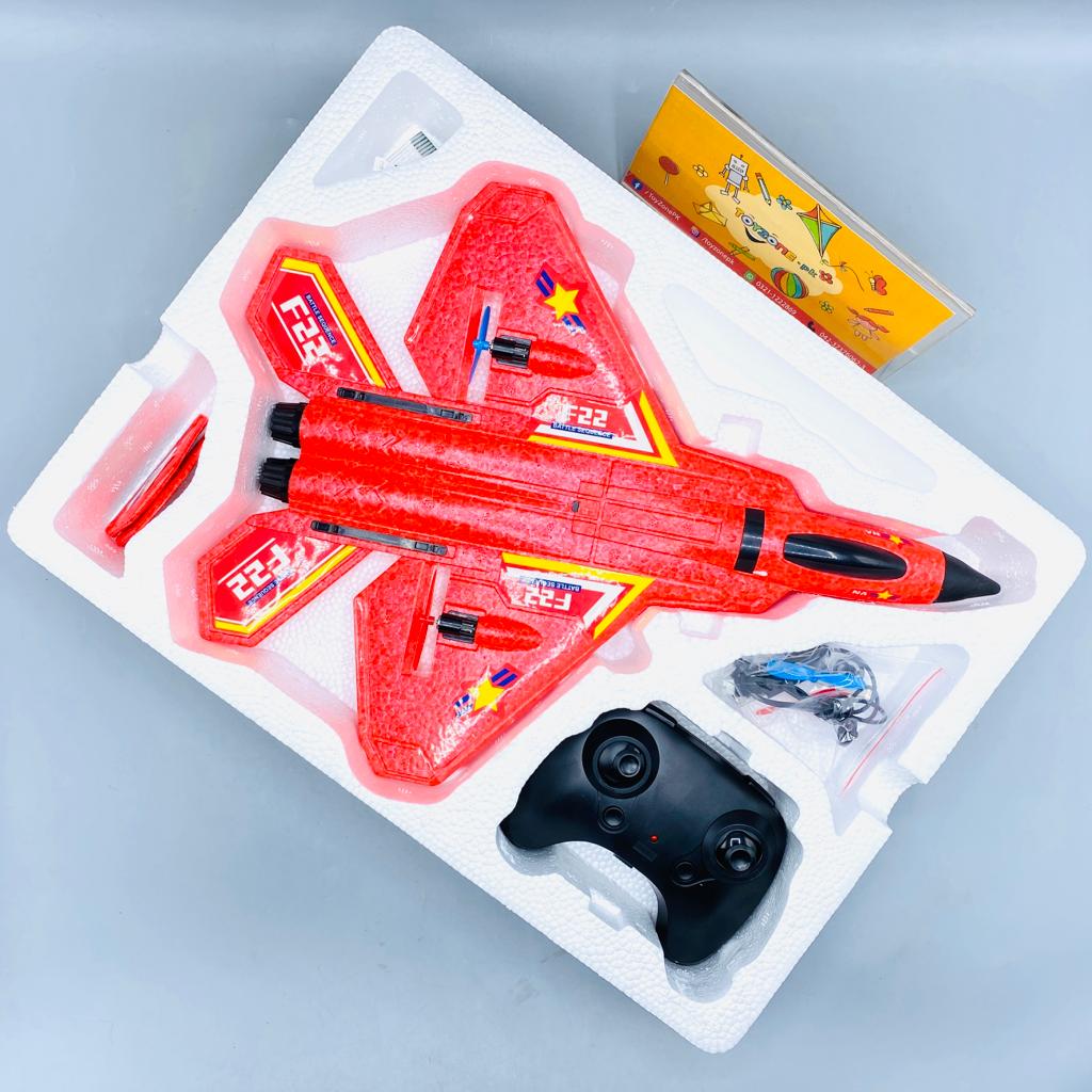 🚀 Kids Remote Control Foam Airplane with Double Battery