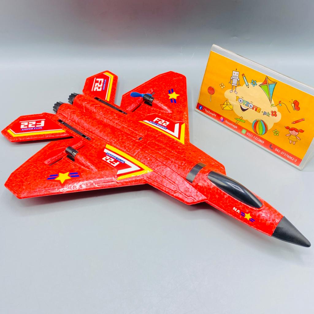 🚀 Kids Remote Control Foam Airplane with Double Battery